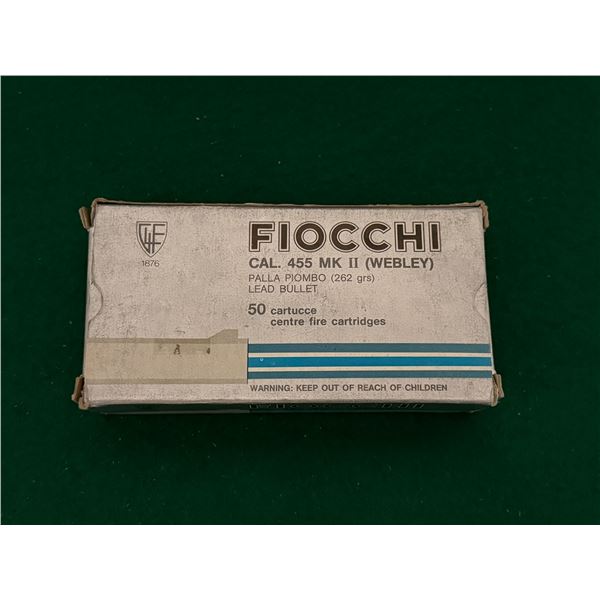 CAL  455 MKII Webley Factory Lead Bullet Cartridges