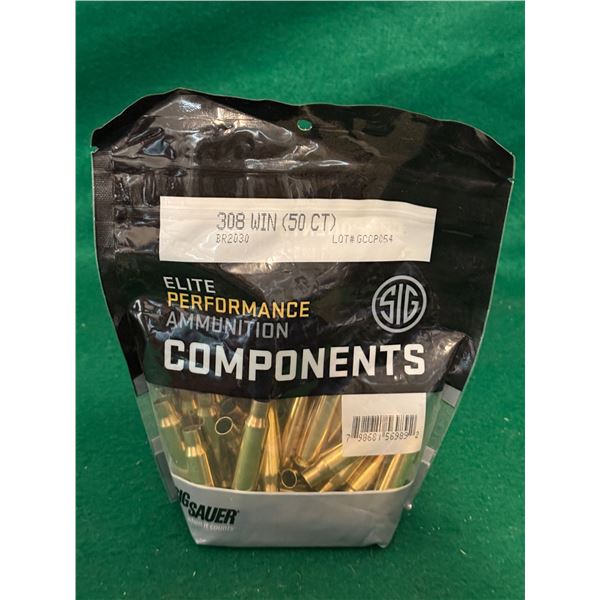 308 Win Sig Sauer Elite Performance Brass - New in Pkg
