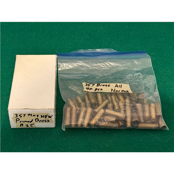 .357 Mag New and Used Brass Casings