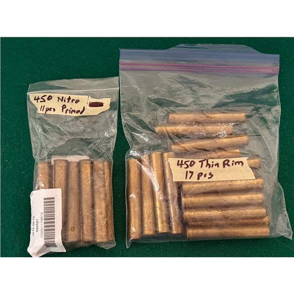 450 Thin Rim and Primed Nitro Brass