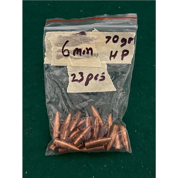 6 mm  70 Gr HP Bullets