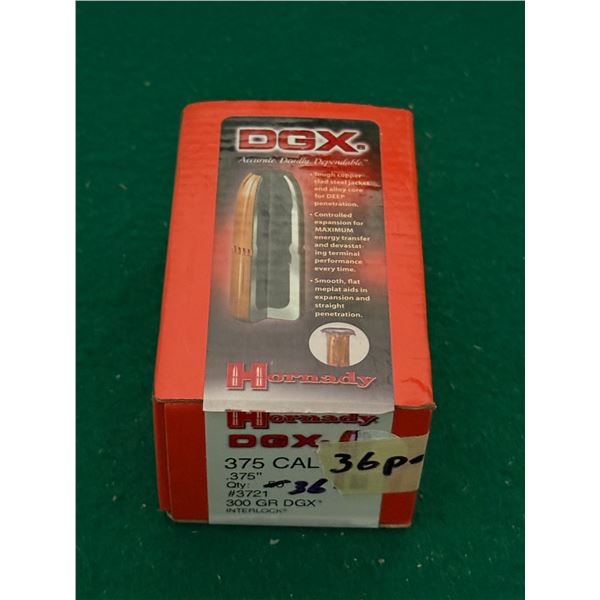 .375 CAL 300 Gr Hornady Bullets