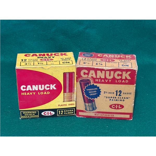 12 Ga Assorted Shotshells in Canuck Collector's Boxes