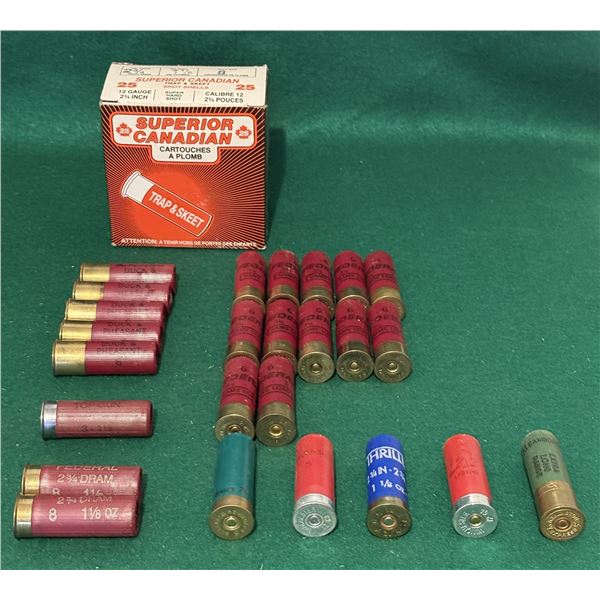12 Ga Mixed Shotshells in Superior Canadian Box