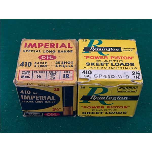 .410 Ga Remington and Dominion Shotshells