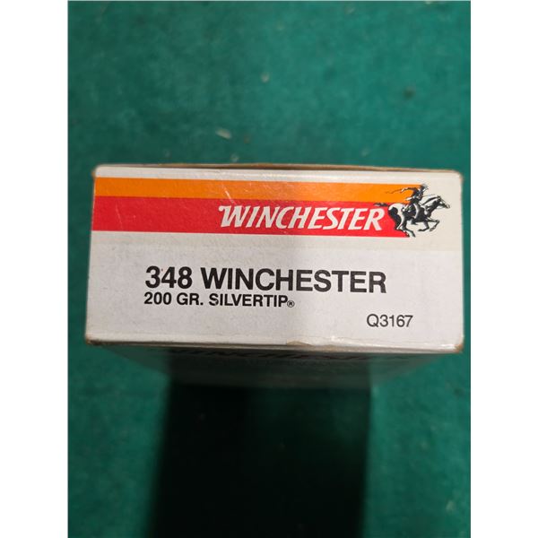 348 Win   250gr Factory Winchester Silvertip Ammo 12 Count