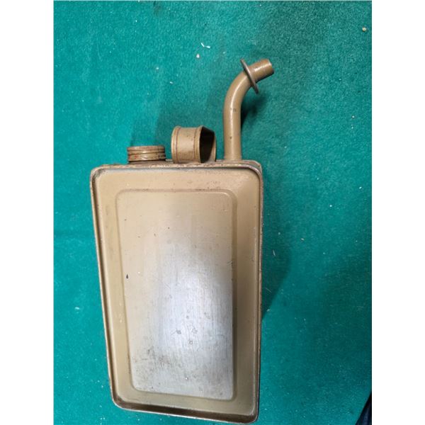 WW2 Military Tan Army Oil Can