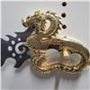 Image 4 : Vintage Chinese Warlord Dadao and  "Flaming Dragon" Dagger / Trench Knife