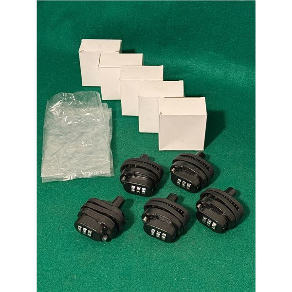 Combination Gun Locks, New - Set of 5
