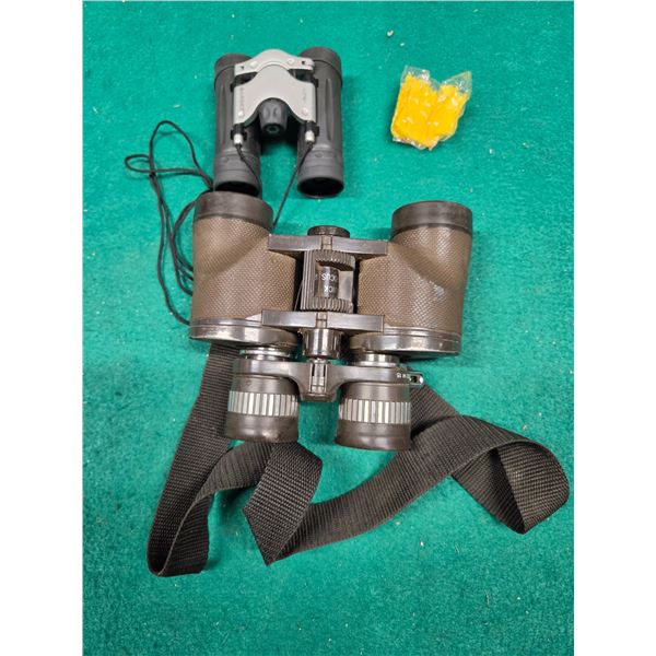 Focal Quick Focus 7x-15x35 Binoculars & Barska 8x21 Binos