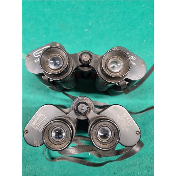 Fisher-Dietz 10x50 Binos & Taymor 7x50 Binos