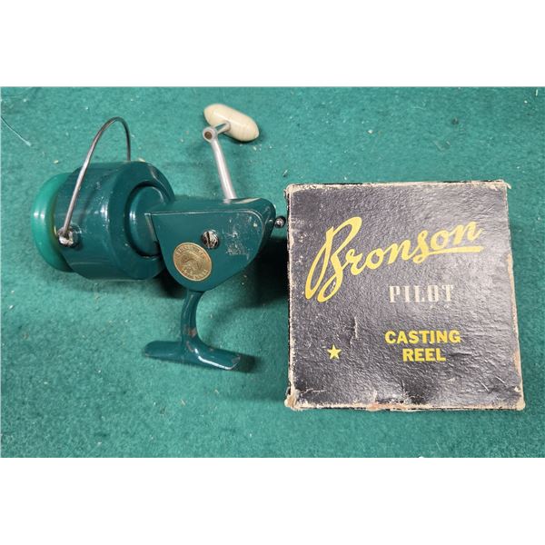 Vintage Penn 710 Spinfisher Reel & Bronson Pilot  Casting Reel no.925