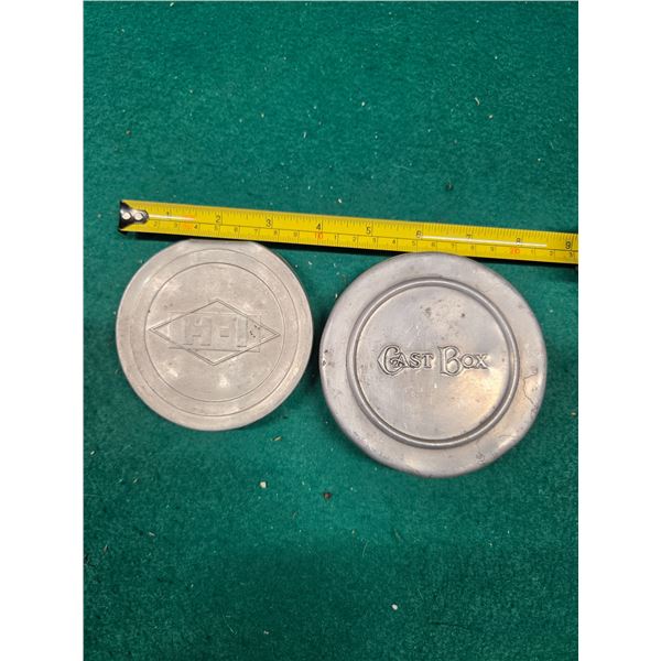 H-I 3 1/2"   & a Cast Box 4" Aluminum Leader Boxs