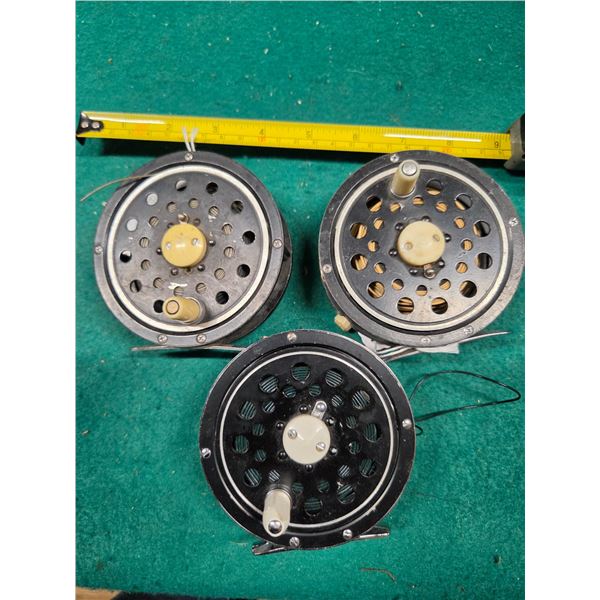 3 Vintage  Fly Reels