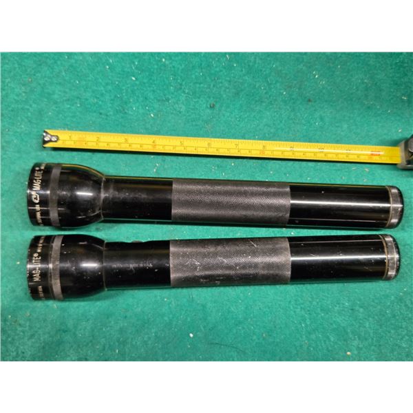 2  12" Mag-Lite Flashlights made in the USA