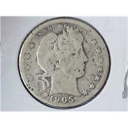 1905 Barber quarter