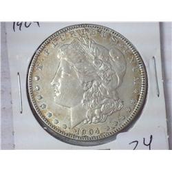 1904 Morgan Silver Dollar