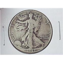 1942-D Walking Liberty Half Dollar
