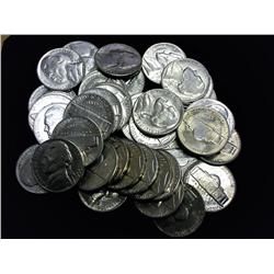 Roll Of 40 - 1966 Jefferson Nickels (UNC)