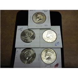 2000-D, 03-D, 04-D, 05-P And 06-P JFK Halves (UNC)