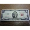 Image 1 : 1953 Red Seal Two Dollar Note (As Shown)