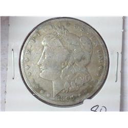 1890-CC Morgan Silver Dollar