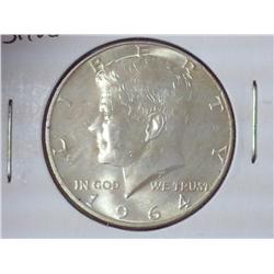 1964 Silver Kennedy Half Dollar (UNC)