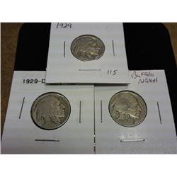 1929-P/D/S Buffalo Nickels