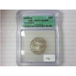 2006-S Colorado Quarter ICG PR70 DCAM