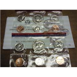 1989 US Mint UNC Set P/D