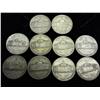 Image 2 : 10 Assorted Jefferson 35% Silver War Nickels