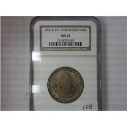 1946-D BTW Half NGC MS64