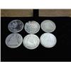 Image 1 : 6 Assorted Seated Liberty Dimes