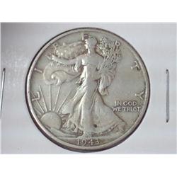 1943-S Walking Liberty Half Dollar