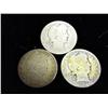 Image 1 : 3 Assorted Barber Quarters