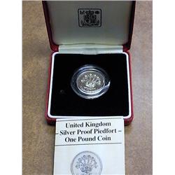 1986 United Kingdom Silver Proof Piedfort 1lb Coin