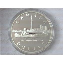 1984 Canada Toronto Dollar (Proof) .3750 Oz. ASW