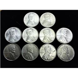 10-1943 Lincoln Steel War Cents (UNC)