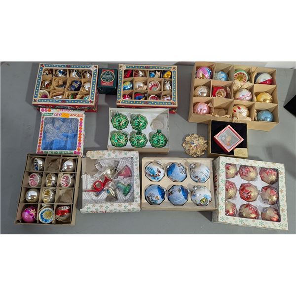 Lot of Assorted VTG Christmas Ornaments