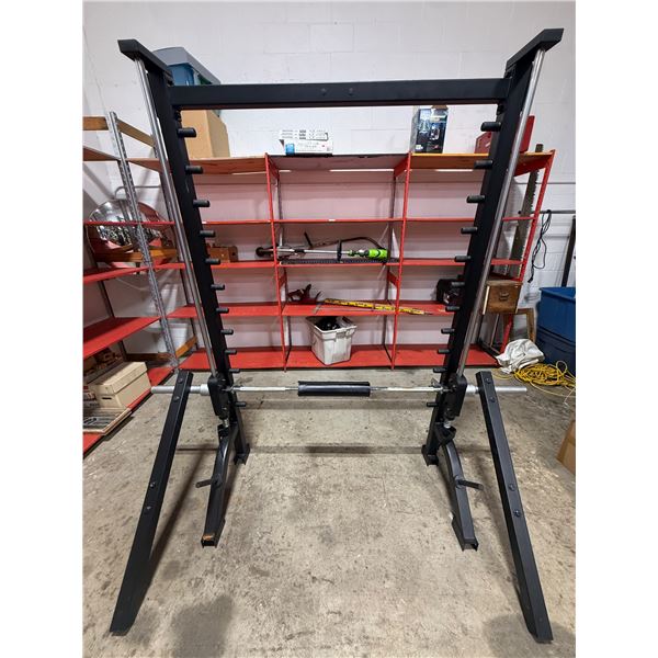 Powertec Smith Machine Rack