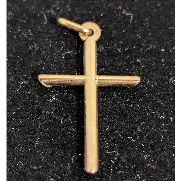 Italian 10 Kt. Gold Cross Pendant