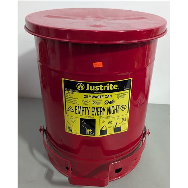 Justrite Oil Waste Can