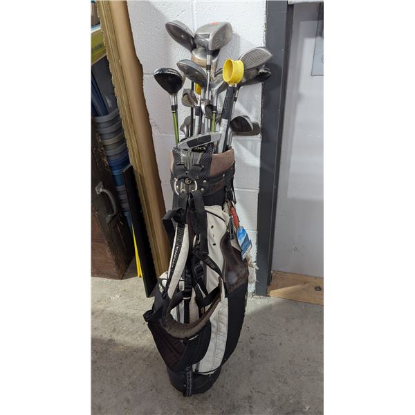 Ogio Sport Golf Bag w/ Assorted Clubs (Taylor-Made, Odyssey, etc.)