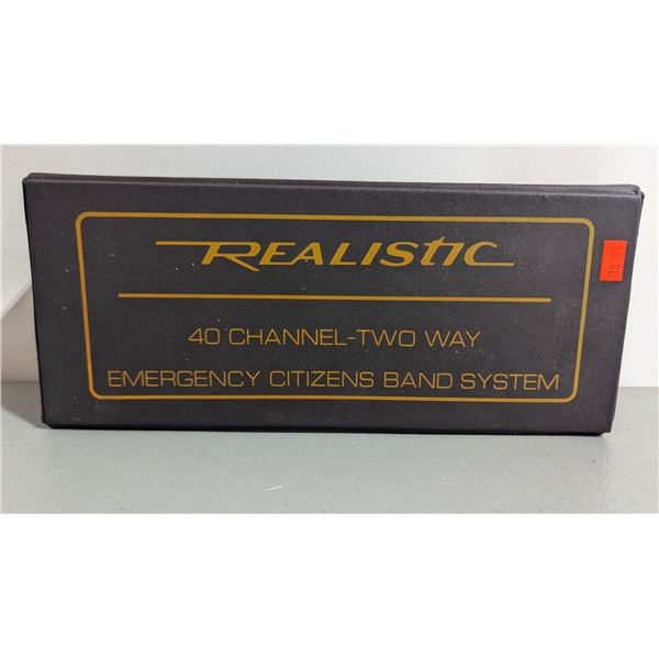 Realistic 40-Channel Two-Way Emergency Citizens Band System