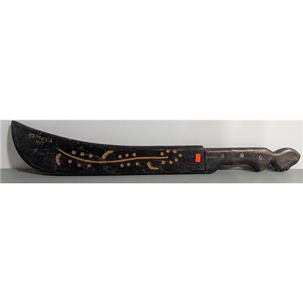 Nobert Mole & Sons Blade Made in England w/ Jamaican Wooden Sheath