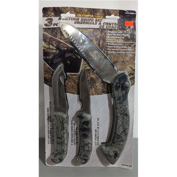 Olympia Tools 3 Pc. Hunting Knife Set