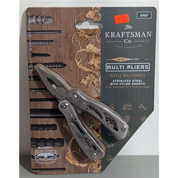 The Kraftsman Co. 12-In-1 Multi-Pliers