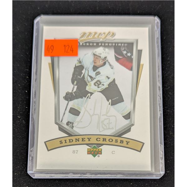 Sidney Crosby Pittsburgh Penguinus Hockey Card