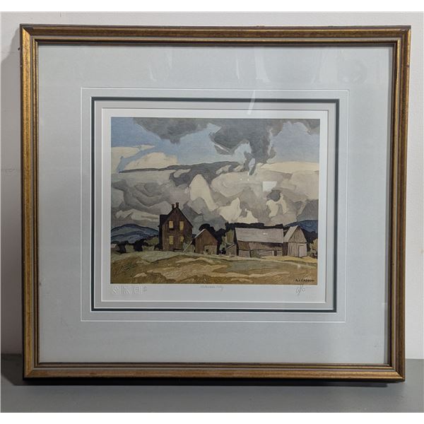 Framed, Signed, & Numbered Valley Print by AJ Casson (143/300)