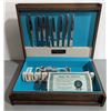 Image 1 : Onedia Ltd. Stainless Tableware w/ Wooden Storage Box